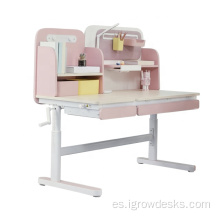 Escritorio de estudio para niños y set de silla de estudio ergonómico